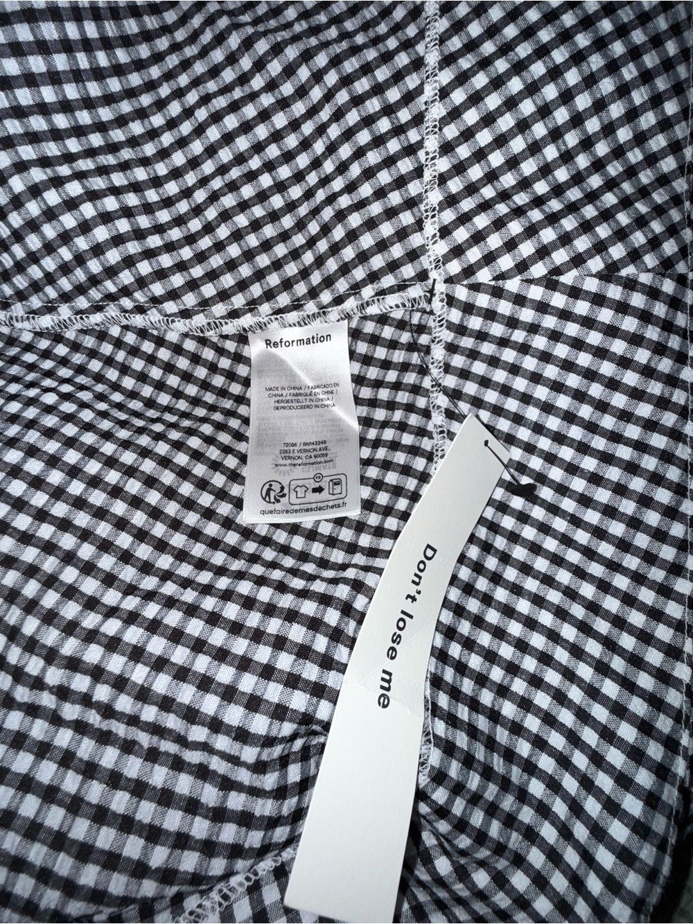 Reformation Yuliy Midi Dress Gingham - Picture 10 of 10